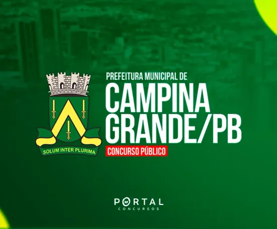 Concurso Campina Grande/PB: prefeitura publica editais com 955 vagas e salários de até R$ 8,8 mil