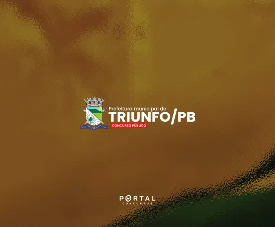 Concurso Triunfo PB: edital publicado com 102 vagas imediatas e salários de até R$ 7 mil