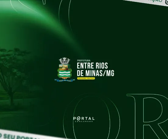 Prefeitura de Entre Rios de Minas/MG 2026 lança edital de Processo Seletivo e oferta 34 vagas para os cargos de ACS e ACE