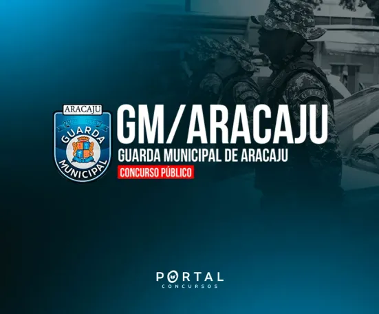 Concurso GM Aracaju: edital publicado com 100 vagas e salário de R$ 4 mil; provas em setembro