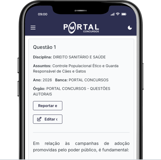 Portal Concursos no celular