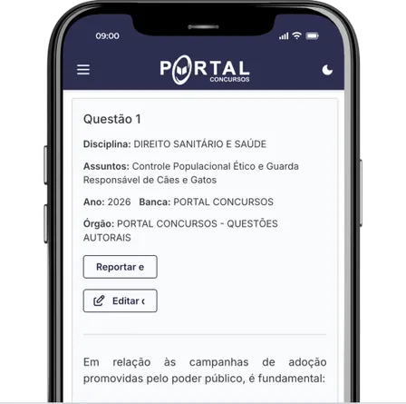 Portal Concursos no celular