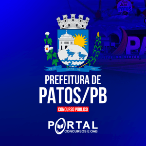 PREFEITURA DE PATOS PB (PÓS EDITAL) CURSOS DISPONÍVEIS (LIVE)