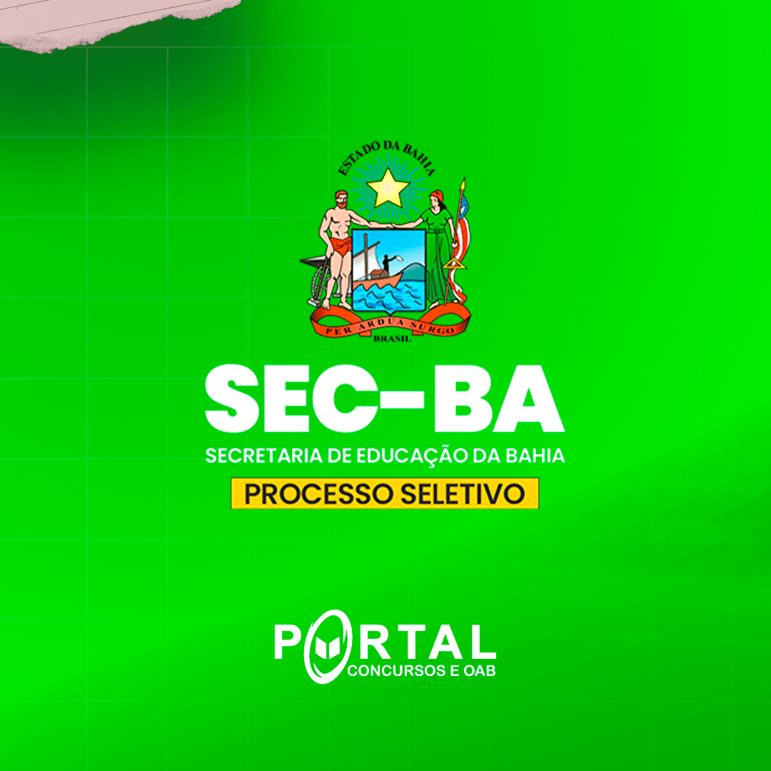 PROCESSO SELETIVO SEC BAHIA (PÓS-EDITAL) CURSOS DISPONÍVEIS