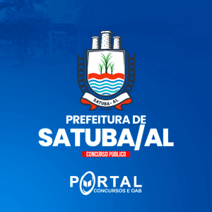 PREFEITURA DE SATUBA/AL (PRÉ EDITAL)  CURSOS DISPONÍVEIS