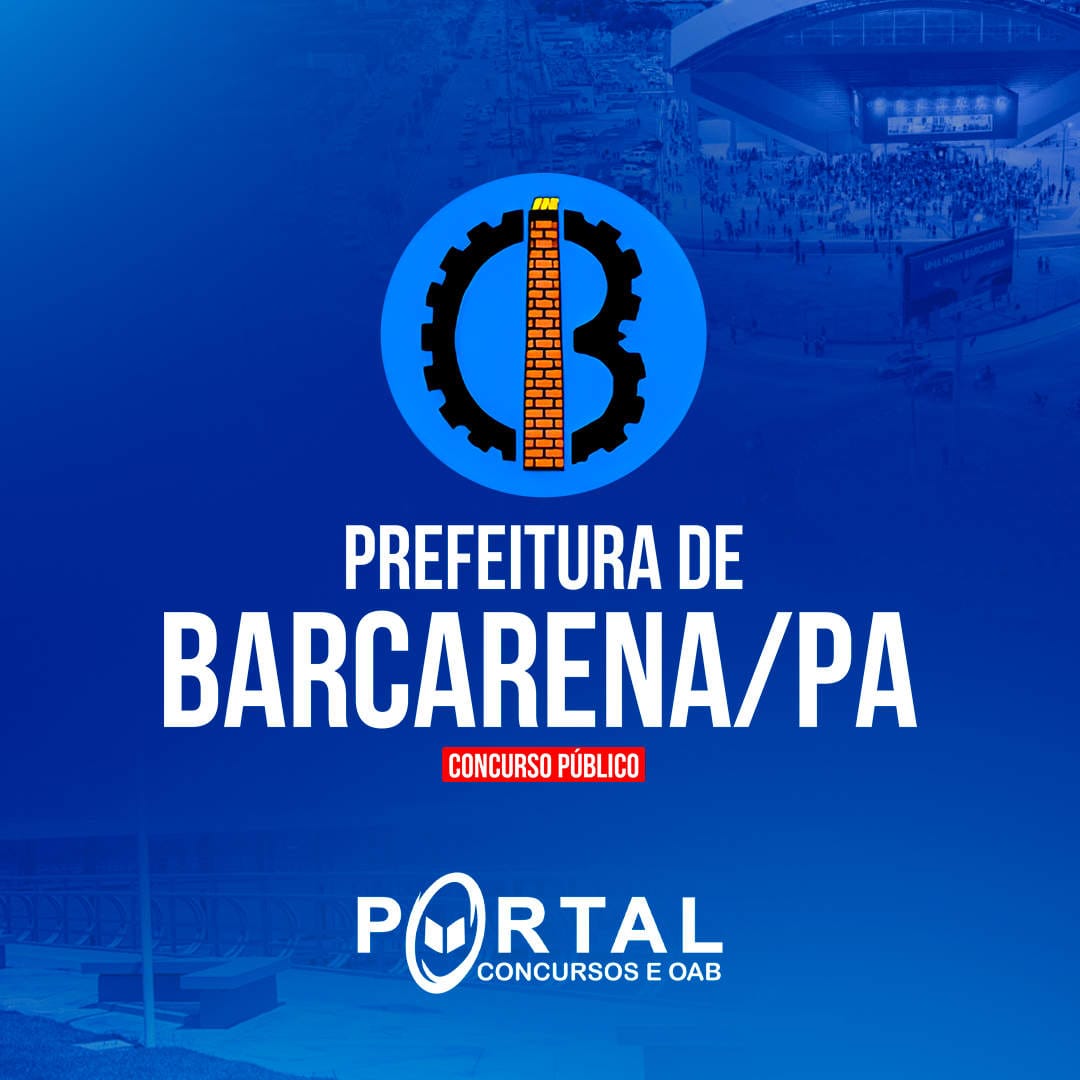 PREFEITURA DE BARCARENA PA (PRÉ EDITAL) CURSOS DISPONÍVEIS