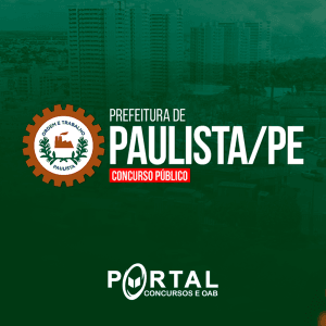 PREFEITURA DE PAULISTA/PE (PRÉ EDITAL) CURSOS DISPONÍVEIS