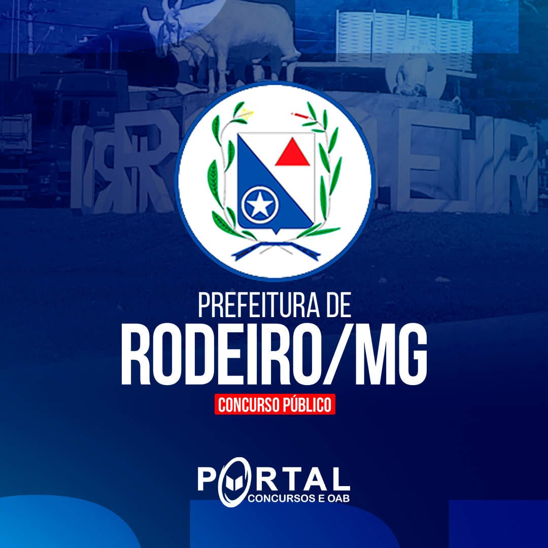 PREFEITURA DE RODEIRO/MG (PÓS EDITAL) NÍVEL SUPERIOR