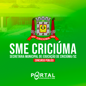 SME CRICIÚMA SC (PÓS EDITAL) CURSOS DISPONÍVEIS