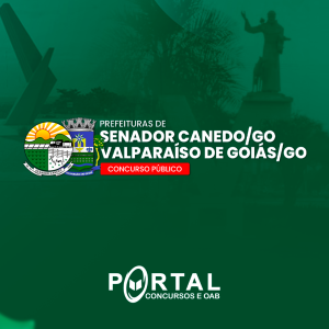 PREFEITURA DE VALPARAÍSO E SENADOR CANEDO GO (PÓS EDITAL) PORTEIRO/VIGIA
