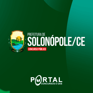 PREFEITURA MUNICIPAL DE SOLONÓPOLE CE (PRÉ EDITAL) NÍVEL SUPERIOR