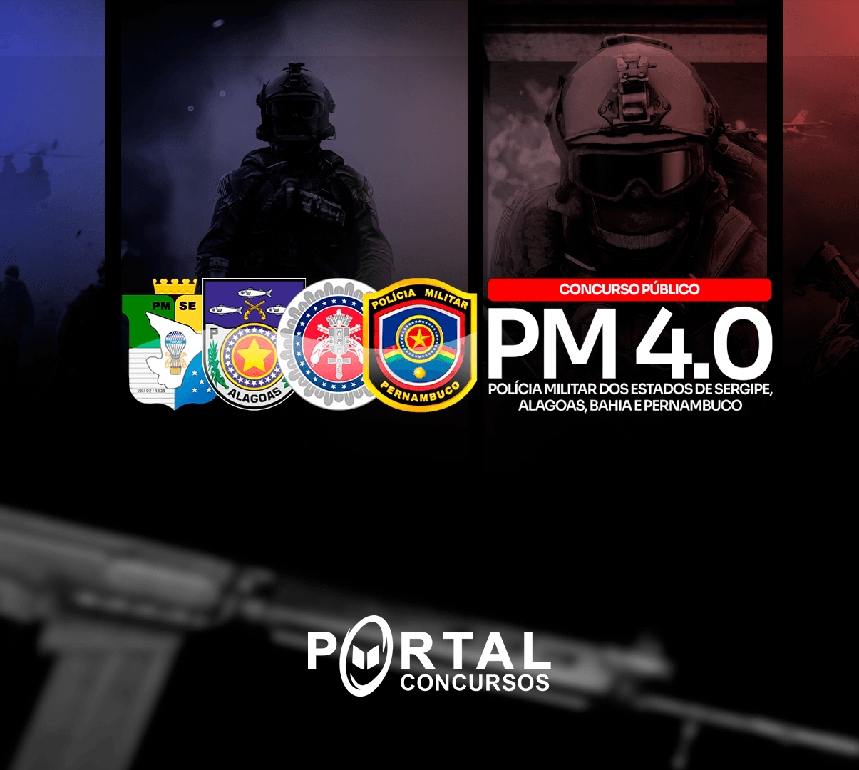 PM 4.0 (PRÉ EDITAL) COMBOS PM (SE/AL/BA/PE)