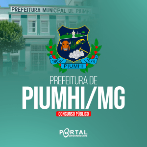MUNICÍPIO DE PIUMHI MG (PÓS EDITAL) NÍVEL SUPERIOR