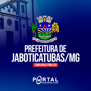 PREFEITURA DE JABOTICATUBAS MG (PÓS EDITAL) PROJETO ONLINE