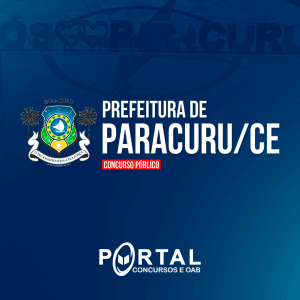 PREFEITURA DE PARACURU CE (PÓS EDITAL) PROJETO ONLINE