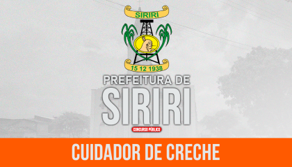 CUIDADOR DE CRECHE